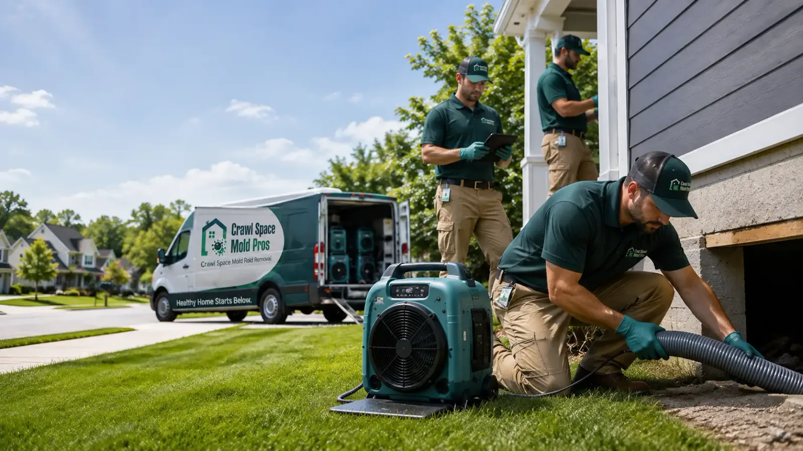 Crawl Space Mold Removal in Friedensburg, PA